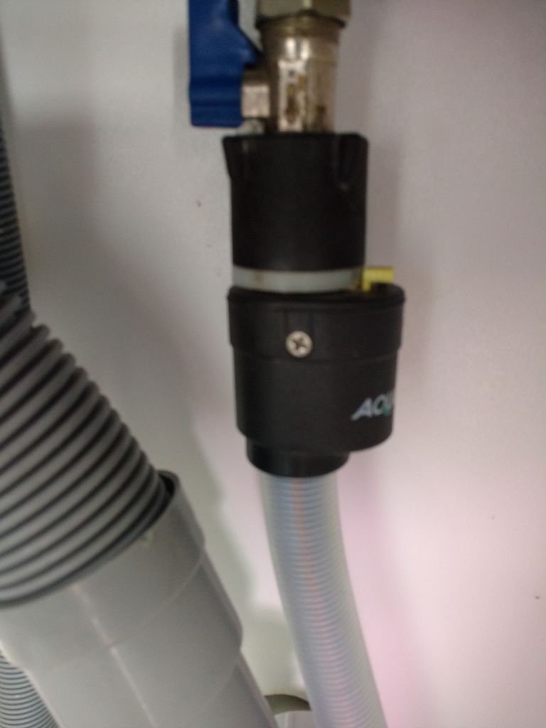 How do i undo this aqualock on a dishwasher inlet?? Singletrack World